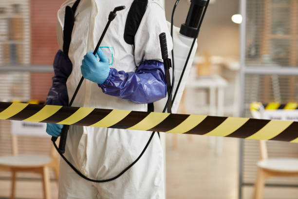 Professional Blood Cleanup technician working in Orange Lake, NY